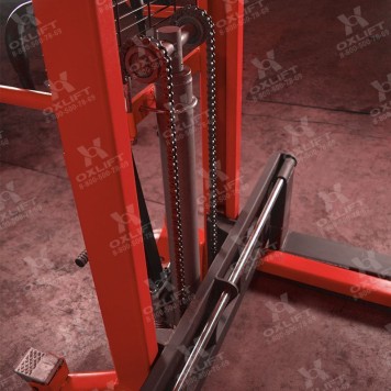 Гидравлический Штабелер с Широкими Опорными Лапами HS16-W OXLIFT 1600 мм 1500 кг-2