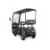 Электротрицикл Rutrike Gelbert Bos 48V/60V 800Вт (Черный-3033)