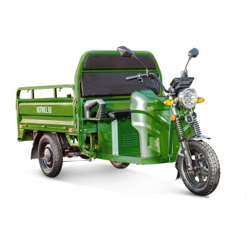 Грузовой электротрицикл Rutrike Мастер 1500 60V1000W (темно-зеленый-2792)