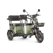 Электротрицикл Wanshida UM+ 60V 1000Вт (Зеленый-3099)