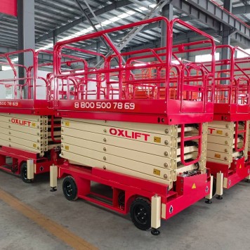 Ножничный Подъемник Передвижной OXLIFT QX-050-110 11000 мм 500 кг с выдвижной платформой-5