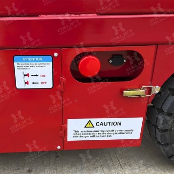OXLIFT QZ-050-090 Самоходный (поводковый) подъемник ножничного типа с питанием от АКБ 9000 мм 500 кг-3