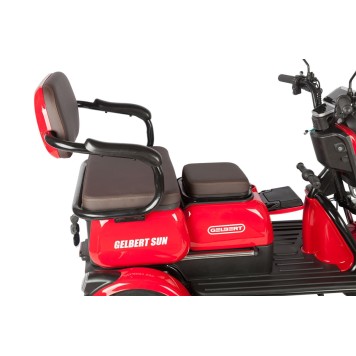 Электротрицикл Rutrike Gelbert Sun 48V/60V 650Вт (Фиолетово-белый-3060)-3