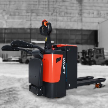 Самоходная Тележка OXLIFT TX20L 2000 кг Li-ion с платформой для оператора-3