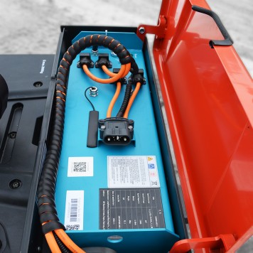 Самоходная Тележка OXLIFT TX20L 2000 кг Li-ion с платформой для оператора-9