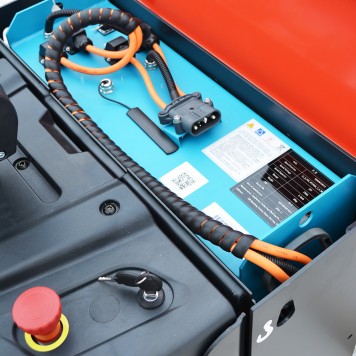 Самоходная Тележка OXLIFT TX20L 2000 кг Li-ion с платформой для оператора-10