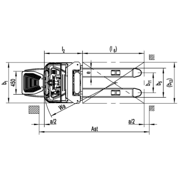 Штабелер самоходный Noblelift PS12N-4