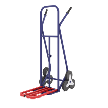 Тележка грузовая двухколесная лестничная КГЛ 200 П (г/п 200 кг) 605х580х1355-1