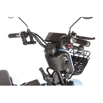 Электротрицикл Rutrike Gelbert Vega 48V/60V 600Вт (Фиолетовый-3067)-2