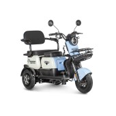 Электротрицикл Rutrike Gelbert Vega 48V/60V 600Вт (Голубой-3064)