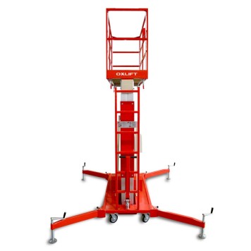 Телескопический Двухмачтовый Подъемник ZX-2-140 OXLIFT 14 м 200 кг-2