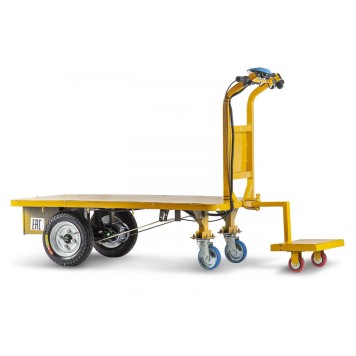 Платформенная тележка электрическая Rutrike ПЛИТА 1500-10