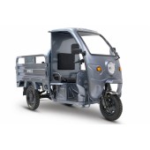 Грузовой электротрицикл Rutrike Вектор Кабина 1500 60V1200W (Серый-3330)