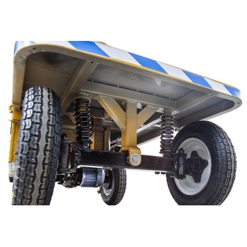 Платформенная тележка электрическая Rutrike ПЛИТА БУКСИР 1500-4