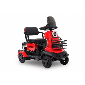 Электроскутер четырехколесный Rutrike Квадро (Красный-3264)