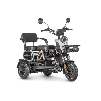Электротрицикл Wanshida UN MOTO 60V 650Вт (черно-синий-3103)