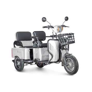 Электротрицикл Rutrike Gelbert Tuban 48V/60V 600Вт (Белый-3063)