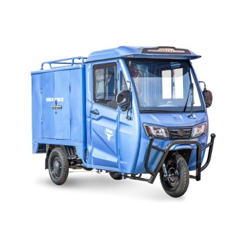 Грузовой электротрицикл Rutrike КАРГО Кабина Дуал обогрев 1500 60V1000W (Зеленый-2855)-6