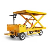 Платформенная тележка электрическая Rutrike ПЛИТА ЛИФТЕР 1800 с гидроподъёмником