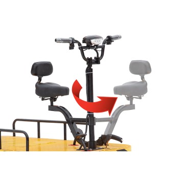 Платформенная тележка электрическая Rutrike СКЛАД 1500-1