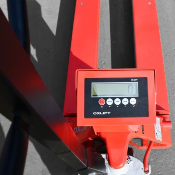Ручная Гидравлическая Тележка с Весами OXLIFT OX25V 2500 кг-8