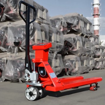 Ручная Гидравлическая Тележка с Весами OXLIFT OX25V 2500 кг-4