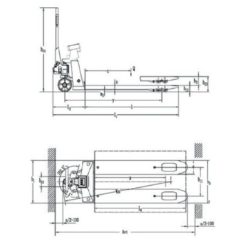 Ручная Гидравлическая Тележка с Весами OXLIFT OX25V 2500 кг-9