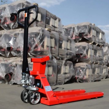 Ручная Гидравлическая Тележка с Весами OXLIFT OX25V 2500 кг-3
