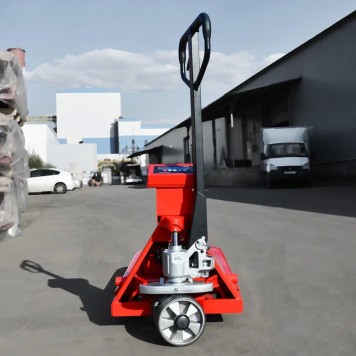 Ручная Гидравлическая Тележка с Весами OXLIFT OX25V 2500 кг-7