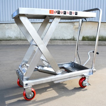 Гидравлический Подъемный Стол Передвижной из нержавеющей стали OXLIFT OXF50-STEEL 900 мм 500 кг-2
