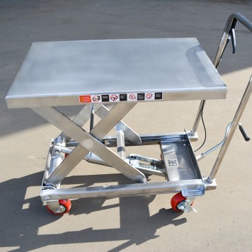 Гидравлический Подъемный Стол Передвижной из нержавеющей стали OXLIFT OXF50-STEEL 900 мм 500 кг-5