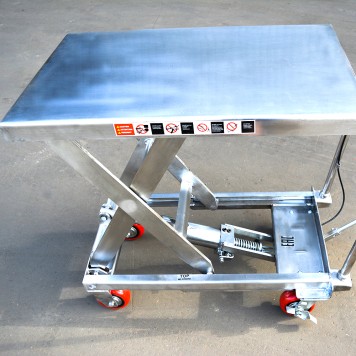 Гидравлический Подъемный Стол Передвижной из нержавеющей стали OXLIFT OXF50-STEEL 900 мм 500 кг-1