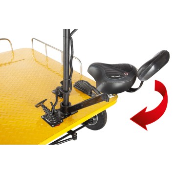 Платформенная тележка электрическая Rutrike СКЛАД 1750-11