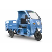 Грузовой электротрицикл Rutrike Вектор Кабина 1500 60V1200W (темно-синий-3331)