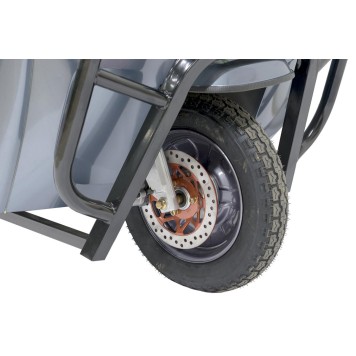 Грузовой электротрицикл Rutrike КАРГО Кабина Дуал NEXT 72V 2000W (Серый-3237)-5