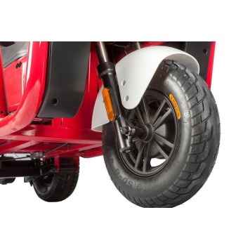 Электротрицикл Wanshida DOUHAO 60V 800Вт (Черно-бело-красный-3069)-7