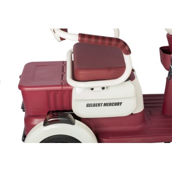 Электротрицикл Rutrike Gelbert Mercury 48V/60V 650Вт (Бело-красный-3050)-1