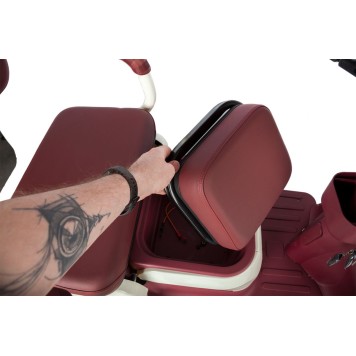 Электротрицикл Rutrike Gelbert Mercury 48V/60V 650Вт (Бело-красный-3050)-4