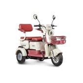 Электротрицикл Rutrike Gelbert Mercury 48V/60V 650Вт (Бело-красный-3050)