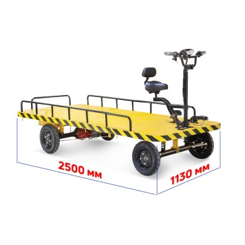 Платформенная тележка электрическая Rutrike СКЛАД 2500-5