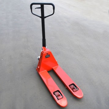 Ручная гидравлическая тележка OXLIFT OX25-L800-W450 800 мм 2500 кг узковильная коротковильная-2