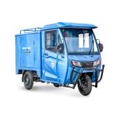 Грузовой электротрицикл Rutrike КАРГО Кабина Дуал (темно-синий-2758)