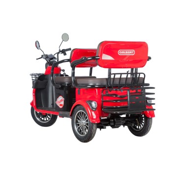 Электротрицикл Rutrike Gelbert Kappa 48V/60V 650Вт (Красный-3044)-10