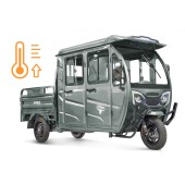 Грузовой электротрицикл Rutrike Рейс обогрев 1300 60V1200W (Серый-2843)