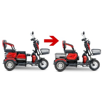 Электротрицикл Rutrike Бумеранг (Оранжевый-3240)-7