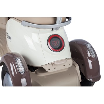 Электротрицикл Rutrike Gelbert Ogma 48V/60V 650Вт (Бело-коричневый-3052)-6