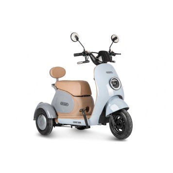 Электротрицикл Rutrike Gelbert Ogma 48V/60V 650Вт (Серо-голубой-3051)