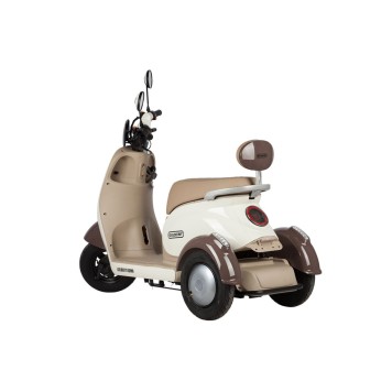Электротрицикл Rutrike Gelbert Ogma 48V/60V 650Вт (Бело-коричневый-3052)-11