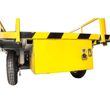 Платформенная тележка электрическая Rutrike СКЛАД 2000-6
