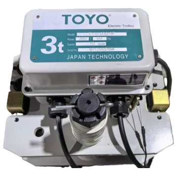 Цепная электроталь TOYO TY1 3T 1F 1ск 12M стационарная-2